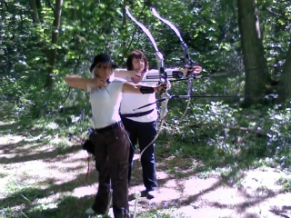 Shooting in the forest